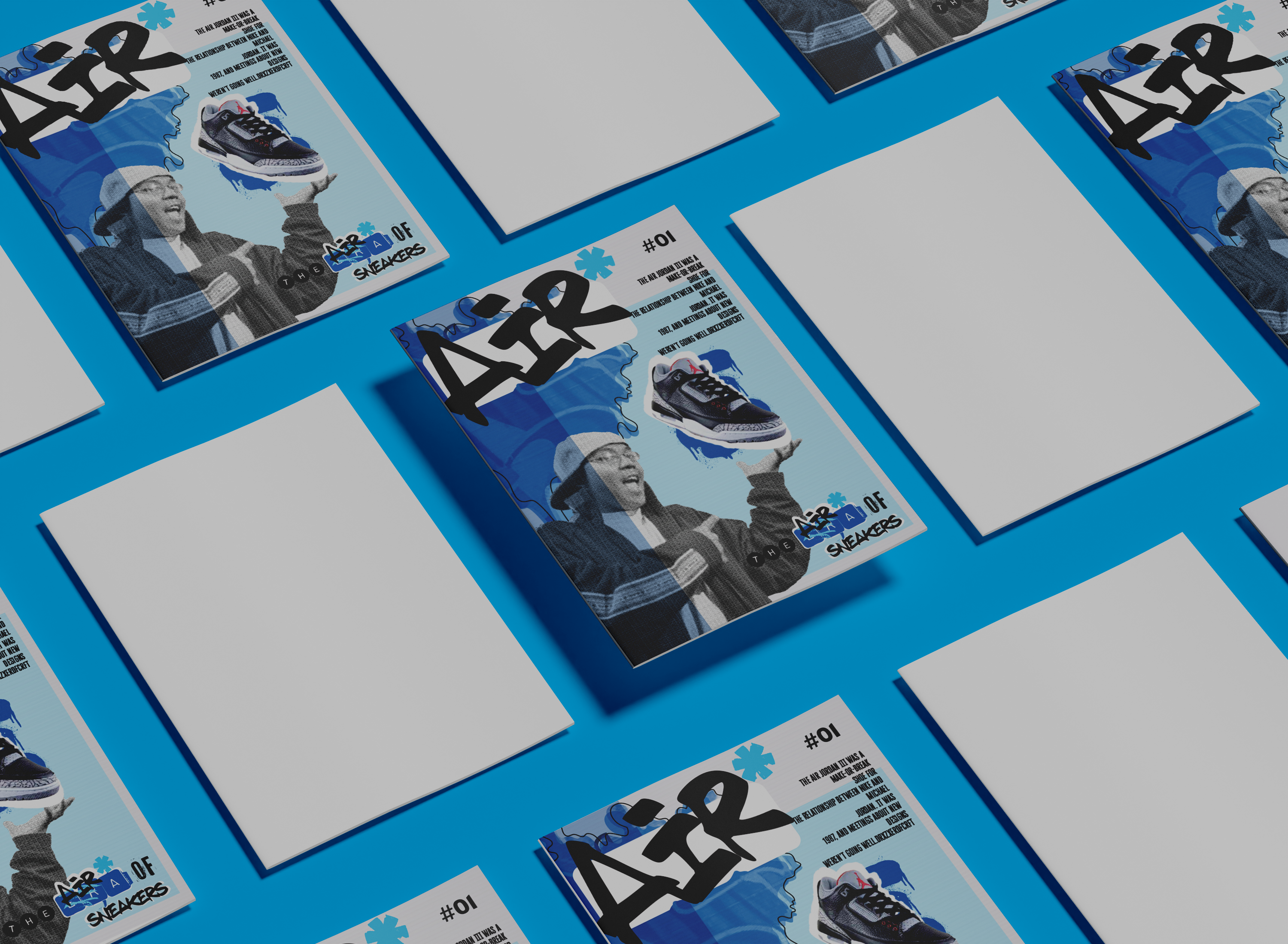 Air magazine cover mockup